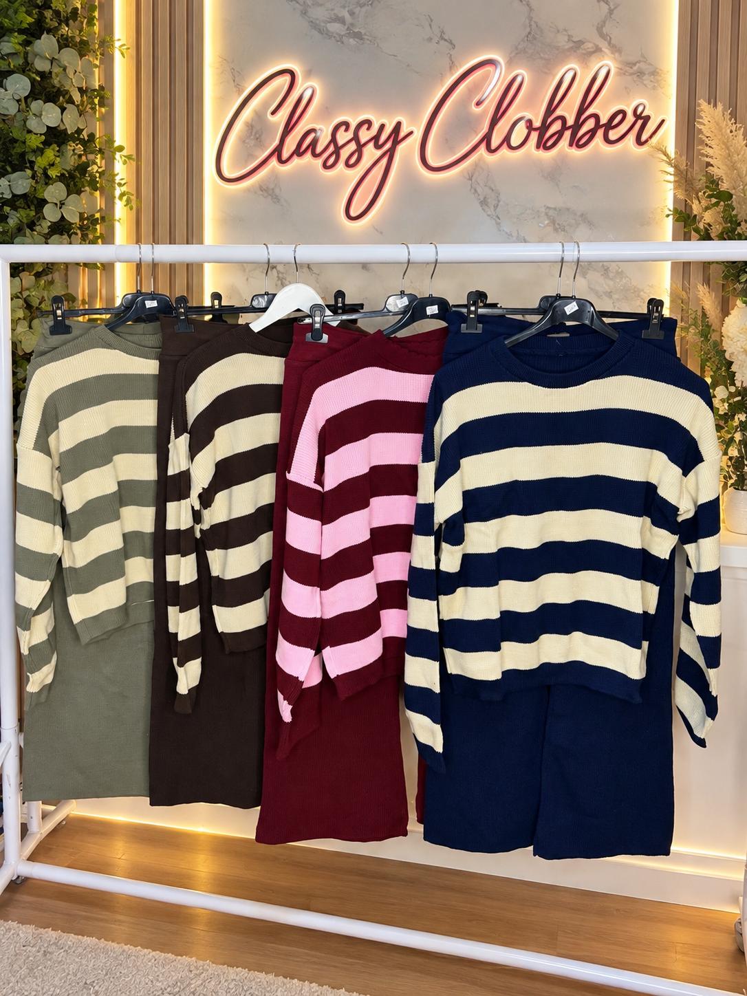 Stripe Knit Sets