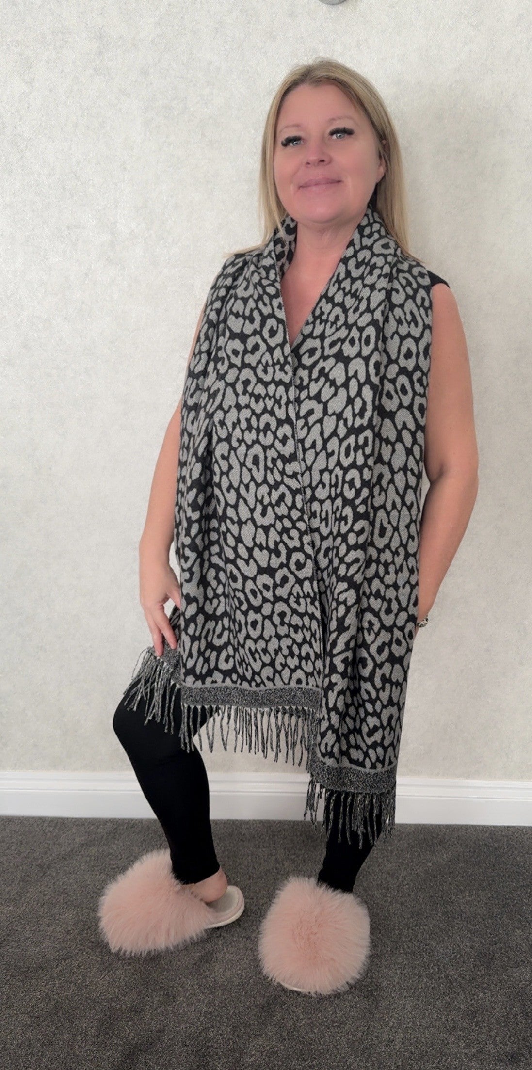 Darcy Leopard Scarf