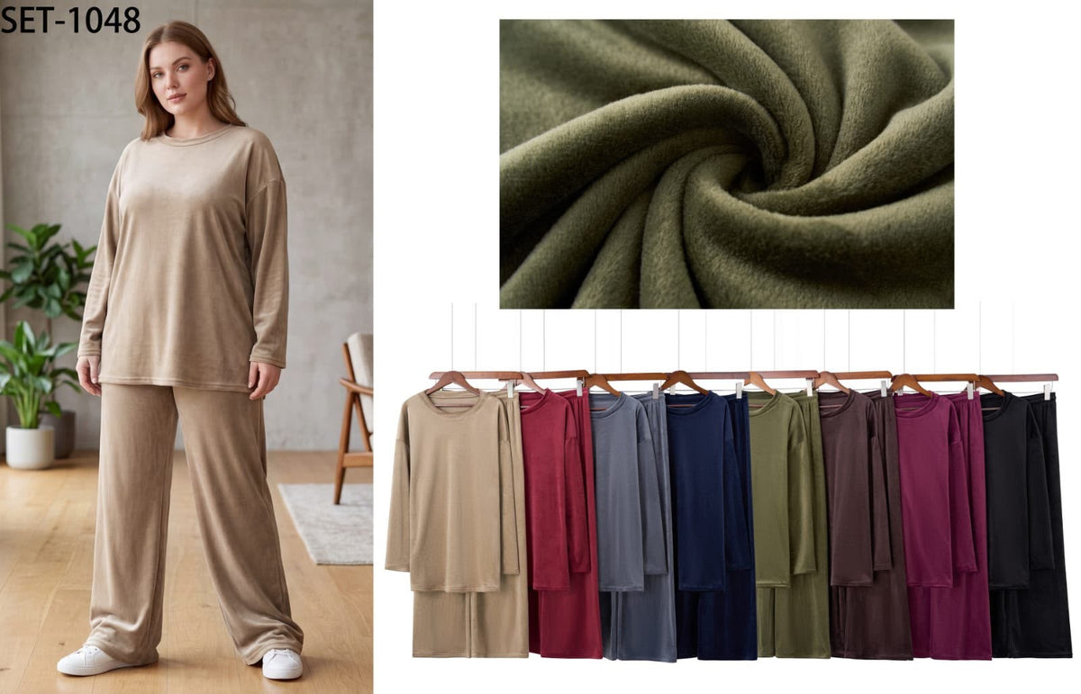 Velour Plus Size Sets