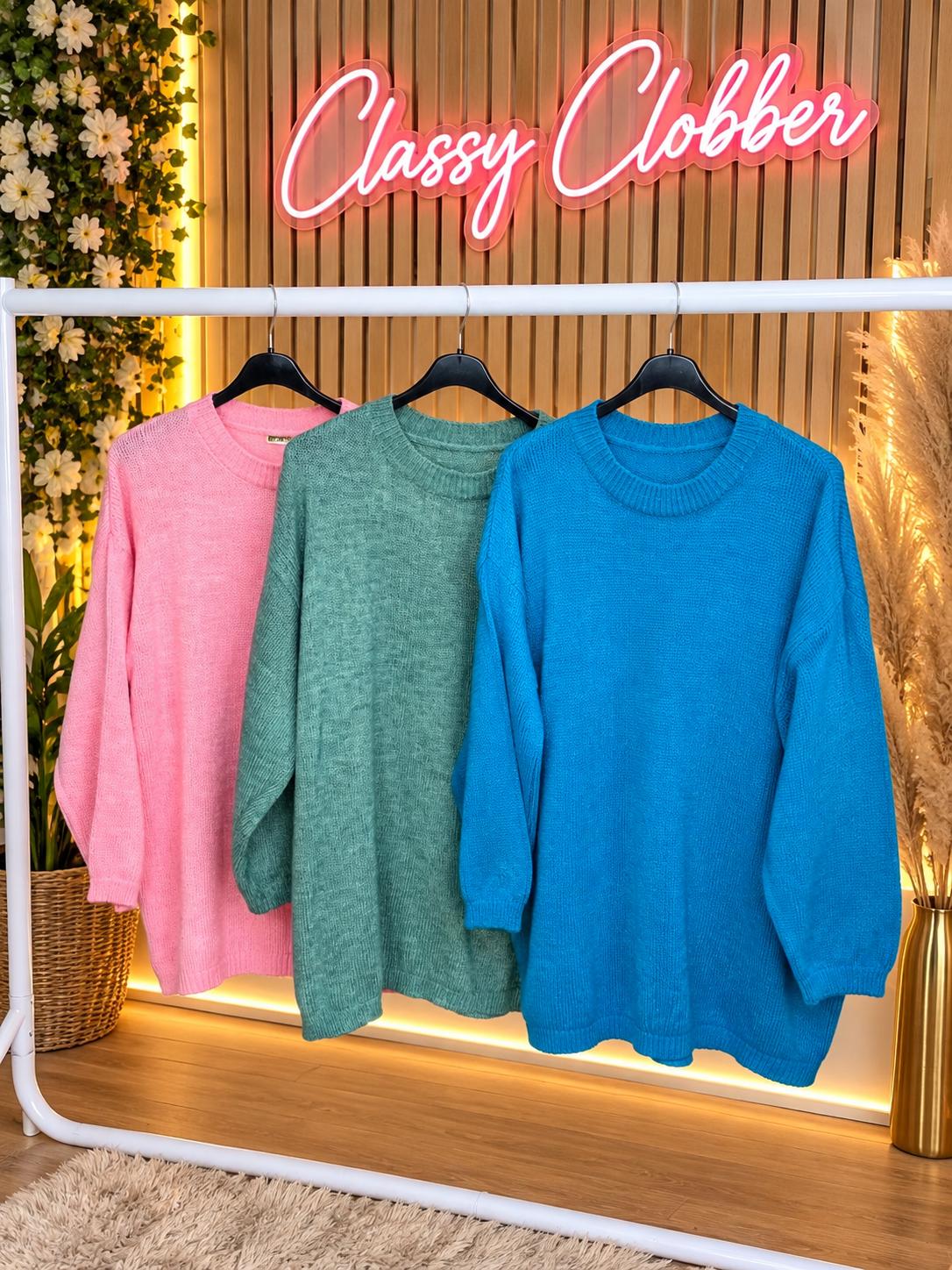 Round Neck Knit Jumpers 16-22