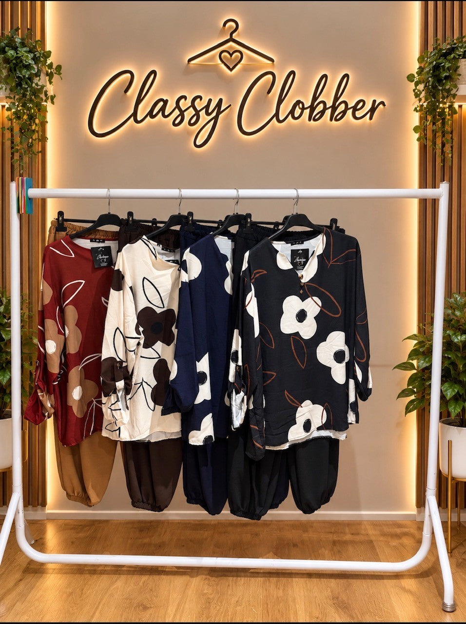 Plus Size Flower Suits