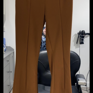 Brown crepe trousers