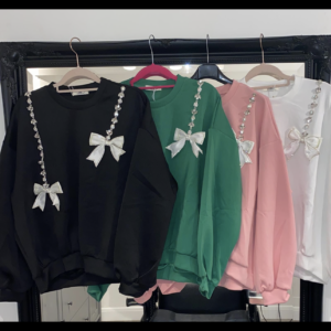 Bling bow jumpers